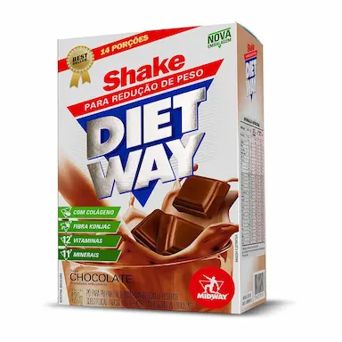 Shake Diet Way Sabor Chocolate com 420g