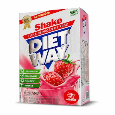 Shake Diet Way Sabor Morango com 420g