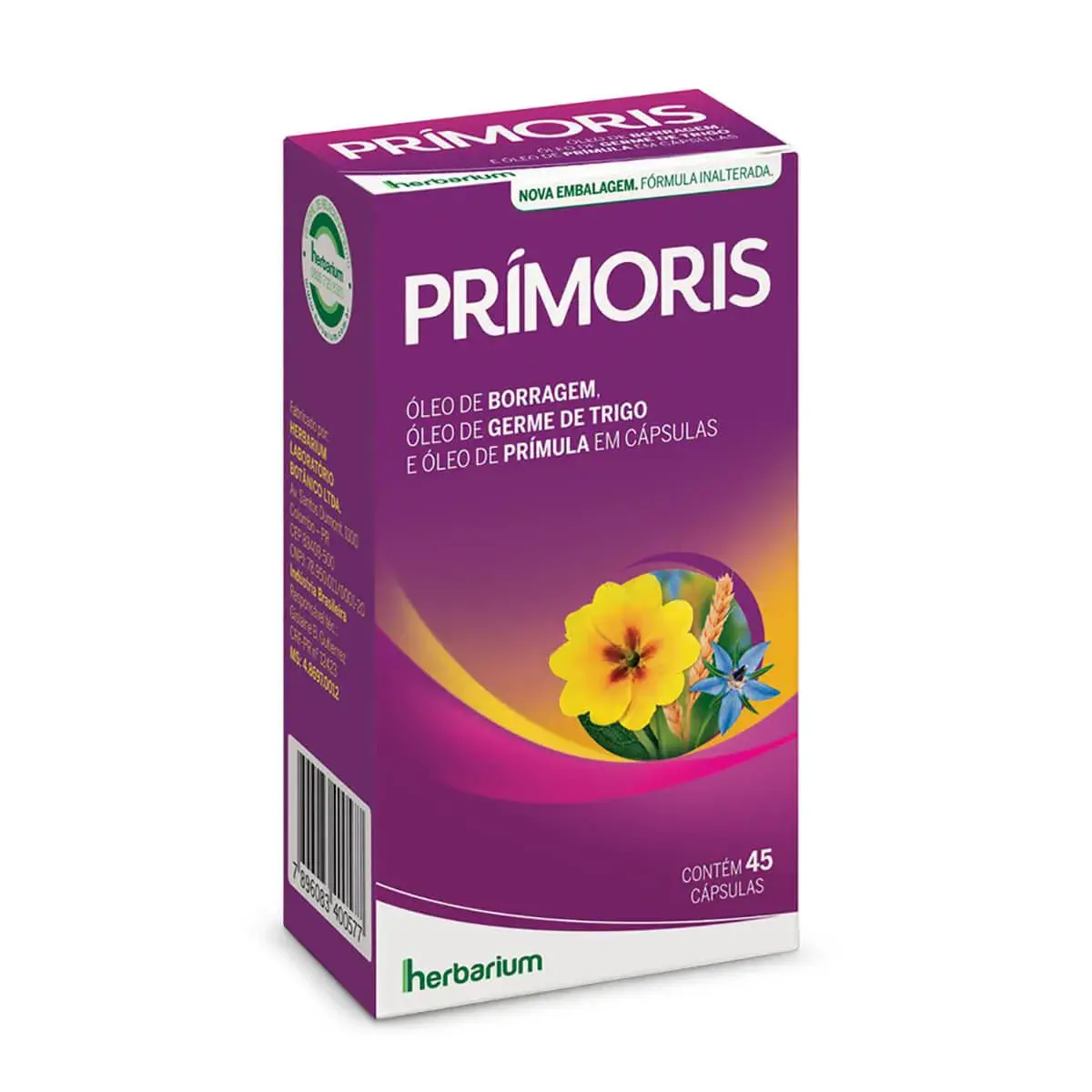 Suplemento Alimentar Prímoris com 45 cápsulas
