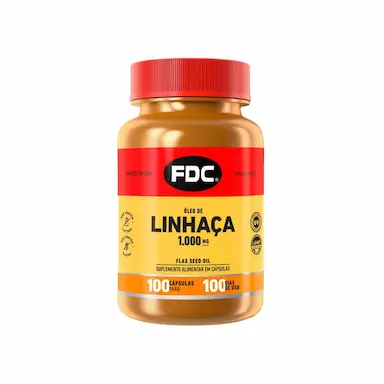 Óleo de Linhaça 1000mg FDC com 100 Cápsulas