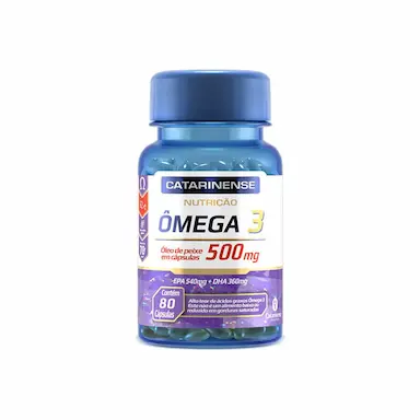 Ômega 3 Catarinense 500mg com 80 cápsulas