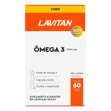 Lavitan Ômega 3 1000mg com 60 cápsulas