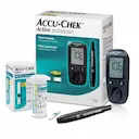 Kit para Controle de Glicemia Accu-Chek Active com 1 monitor + 10 tiras-teste + 1 lancetador