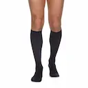 Meia Masculina Kendall Média Compressão 3/4 Cor Preta Tamanho M com 1 par