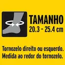 Tornozeleira com Tala 3M Futuro Bilateral Tamanho Ajustável