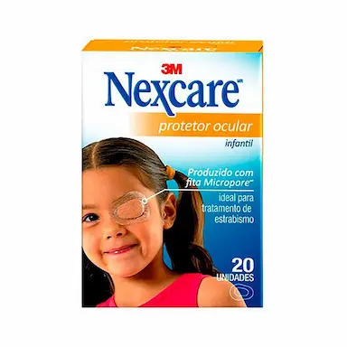 Protetor Ocular 3M Nexcare Infantil com 20 Unidades