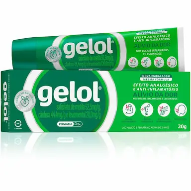 Gelol 52,5mg/g Pomada com 20g