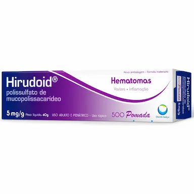 Hirudoid Polisulfato de Mucopolissacarídeo 500mg Pomada 40g