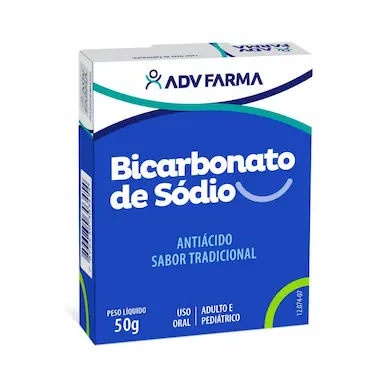 Bicarbonato de Sódio ADV Antiácido em Pó com 50g