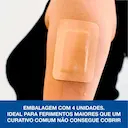 Curativo Grande Nexcare 3M à Prova D'Água com 4 unidades