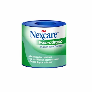 Esparadrapo Impermeável Nexcare Branco 25mm X 0,9m