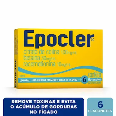 Epocler Sabor Abacaxi 6 flaconetes 10ml cada