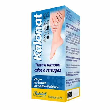 Kalonat Ácido Salicílico 20% + Ácido Láctico 15% Solução Tópica 10ml