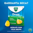 Pastilha Vick Drops Sabor Limão 5 unidades