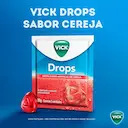 Pastilha Vick Drops Sabor Cereja 5 unidades