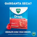 Pastilha Vick Drops Sabor Cereja 5 unidades