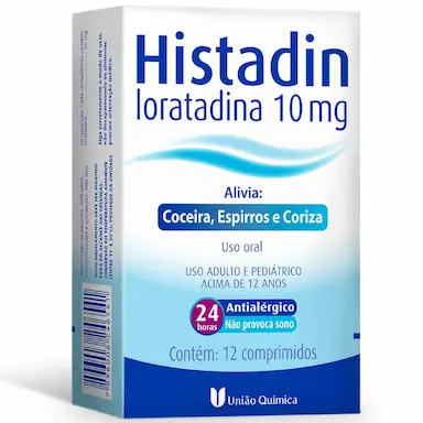 Histadin Loratadina 10mg 12 comprimidos