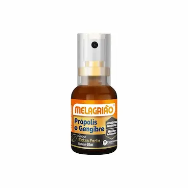 Spray para Garganta Composto de Mel, Própolis e Gengibre Melagrião Extra Forte 30ml