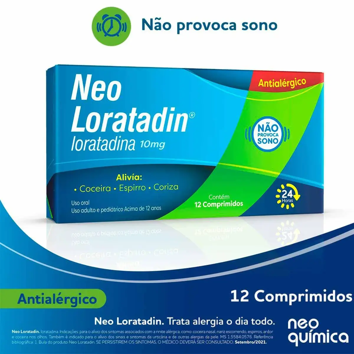 Neo Loratadin Loratadina 10mg 12 comprimidos