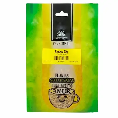 ALCAçUZ GLICIRRIZA IMPORTADO PREMIUM CHá RAIZ RASURADA 30G