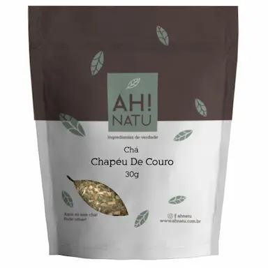 CHAPéU DE COURO LEGíTIMO CHá ECHINODORUS MACROPHYLLUS 30G