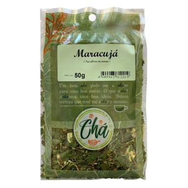 MARACUJá FOLHAS E TALOS PASSIFLORA INCARNATA CHá COM CHá 50G