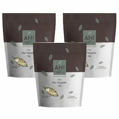 KIT 3 PAU TENENTE ERVA DO LENHO AH! NATU 3UND 30 GR CADA