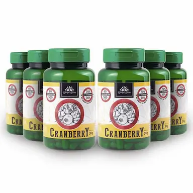 CRANBERRY CáPSULAS DE 500 MG  70 % FRUTOS 6 UND 60 CáPS CADA