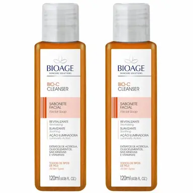 2X BIO-C CLEANSER - SABONETE FACIAL - BIOAGE