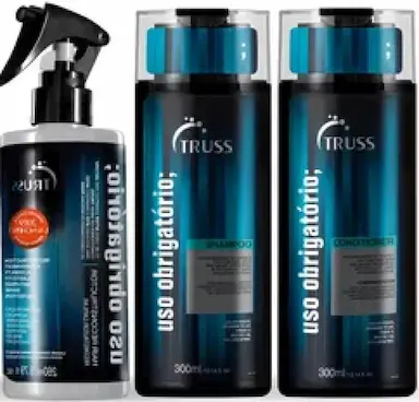 TRUSS USO OBRIGATóRIO SHAMPOO E CONDICIONADOR + USO OBG