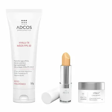 KIT CUIDADOS ESPECíFICOS COM ÁCIDO HIALURôNICO 3 ITENS