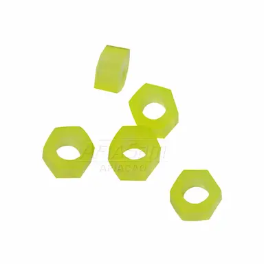 MARCADOR / CODIFICADOR DE INSTRUMENTOS SEXTAVADO SILICONE FAVA VERDE CLARO 10 UN.