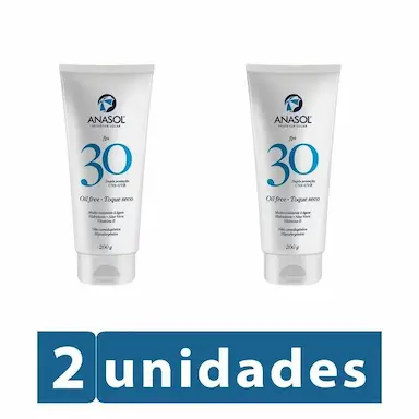 KIT 2 PROTETOR SOLAR ANASOL FPS 30 200G