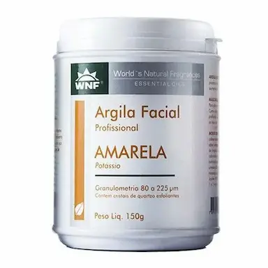 ARGILA FACIAL AMARELA NATURAL WNF 150G
