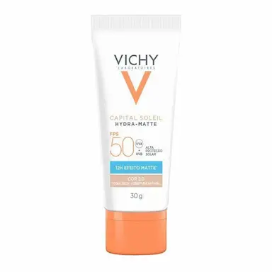PROTETOR SOLAR CAPITAL SOLEIL HYDRA MATTE FPS50 COR 2.0 VICHY 30G