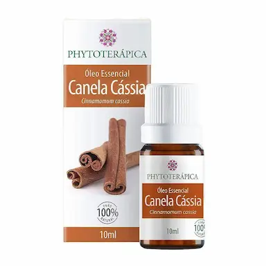 ÓLEO ESSENCIAL DE CANELA CáSSIA PHYTOTERáPICA 10ML