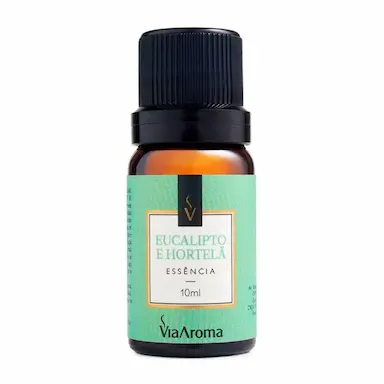 ESSêNCIA EUCALIPTO E HORTELã VIA AROMA 10ML
