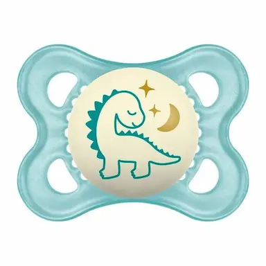 CHUPETA MAM NIGHT 0-6 MESES AZUL