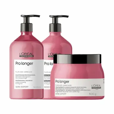 KIT L'ORéAL PROFESSIONNEL SERIE EXPERT PRO LONGER - SHAMPOO E CONDICIONADOR E MáSCARA