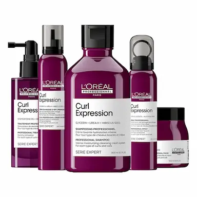 KIT L'OREáL PROFESSIONNEL SERIE EXPERT CURL EXPRESSION COM MOUSSE E LEAVE-IN 200ML E 3 PRODUTOS