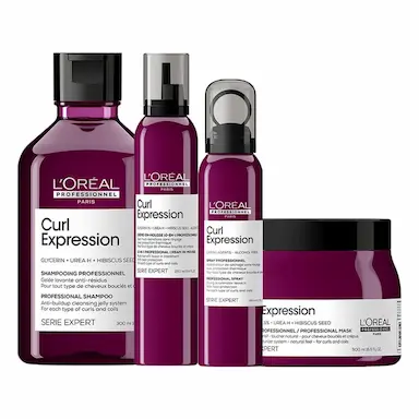 KIT L'OREáL PROFESSIONNEL SERIE EXPERT CURL EXPRESSION HOME CARE COM MOUSSE + 3 PRODUTOS
