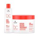 KIT CAPILAR SCHWARZKOPF PROFESSIONAL BC BONACURE REPAIR RESCUE - SHAMPOO E MáSCARA DE RECONSTRUçãO