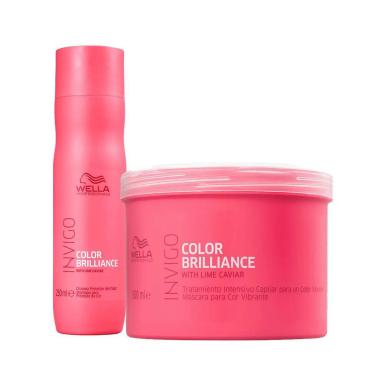 KIT WELLA PROFESSIONALS INVIGO COLOR BRILLIANCE - SHAMPOO E MáSCARA