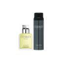 KIT CALVIN KLEIN ETERNITY EDT PERFUME MASCULINO 100ML E DESODORANTE 150ML