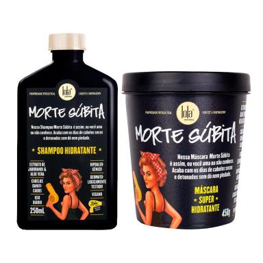 KIT LOLA COSMETICS HIDRATAçãO MORTE SúBITA - SHAMPOO E MáSCARA DE HIDRATAçãO 450 G