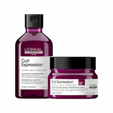 KIT L'OREáL PROFESSIONNEL SERIE EXPERT CURL EXPRESSION - SHAMPOO ANTIRRESíDUOS E MáSCARA RICH