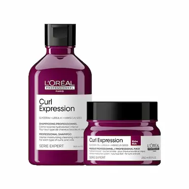 KIT L'OREáL PROFESSIONNEL SERIE EXPERT CURL EXPRESSION - SHAMPOO INTENSE E MáSCARA RICH