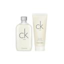 KIT CALVIN KLEIN CK ONE EDT PERFUME UNISSEX 100ML E GEL DE BANHO 100ML