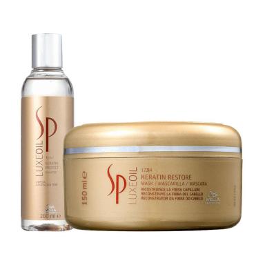 KIT SP SYSTEM PROFESSIONAL LUXE OIL KERATIN - SHAMPOO E MáSCARA