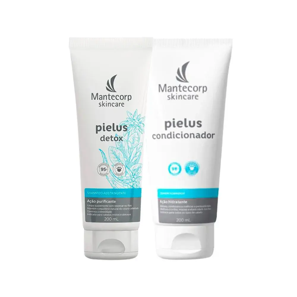 KIT CAPILAR MANTECORP DETOX - SHAMPOO E CONDICIONADOR
